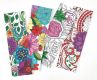 Colour Craze Floral Bookmark Pack 200
