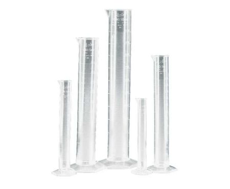 Measuring Cylinders, Azlon, Transparent PMP, 10 mL