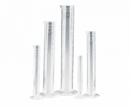 Measuring Cylinders, Azlon, Transparent PMP, 10 mL