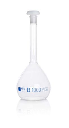 Volumetric Flask, MBL�, Class B, 1 litre