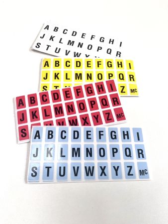 Alphabet Labels 20 x 13mm